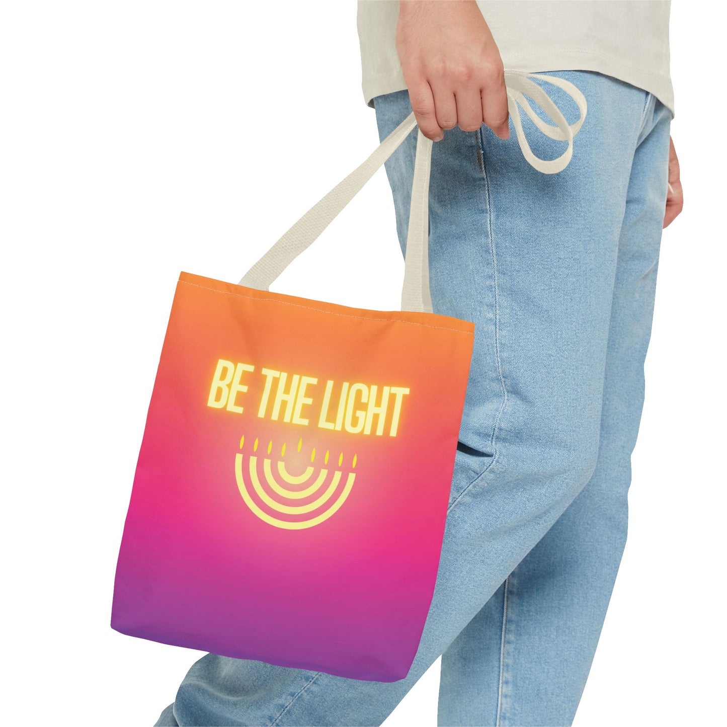 Be the Light! Bright Tote Bag