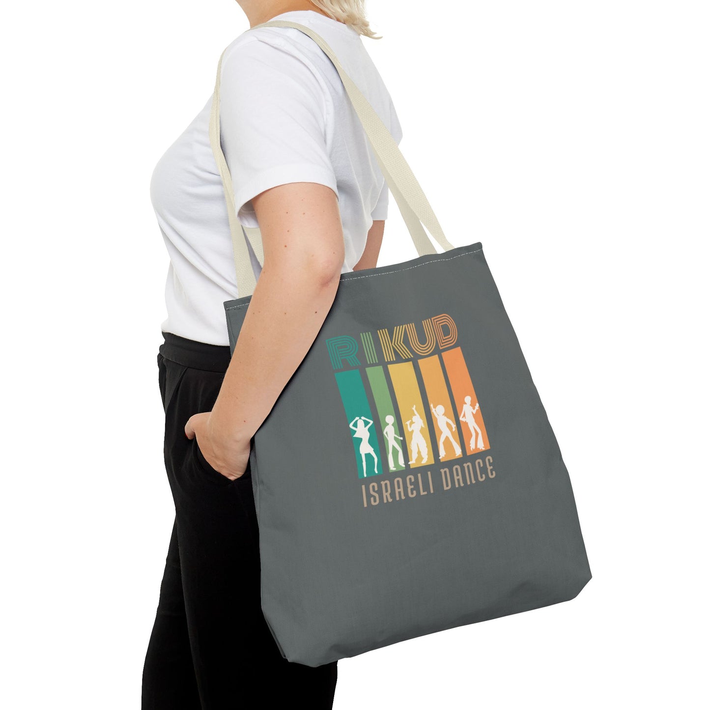 Retro Rikud -Israeli Dance Tote Bag