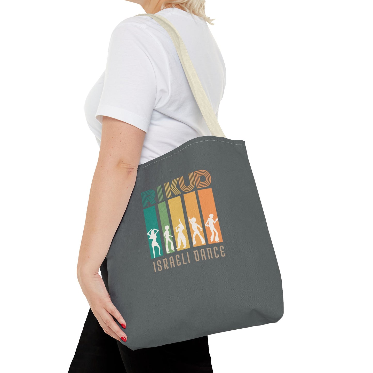 Retro Rikud -Israeli Dance Tote Bag