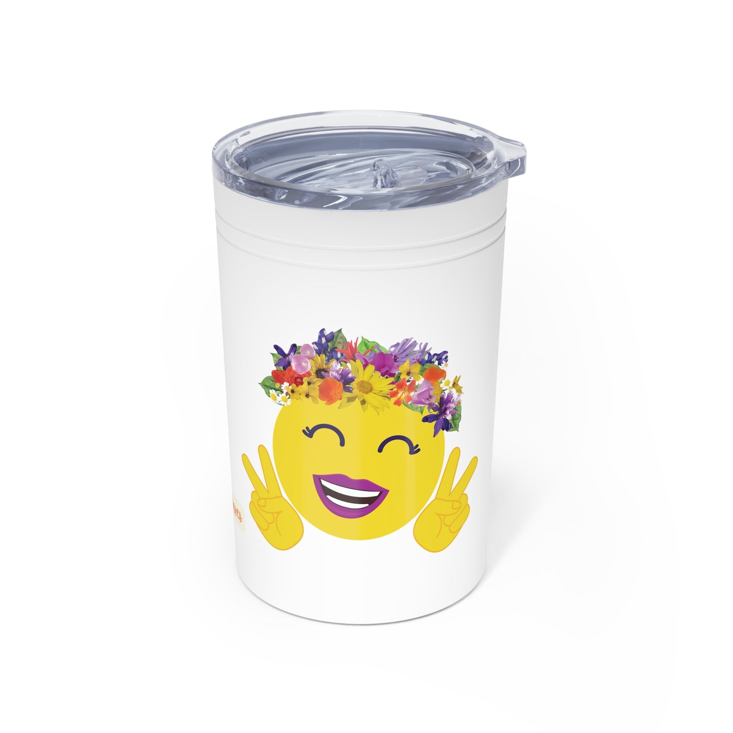 Happy Hippy Tumbler, 11oz