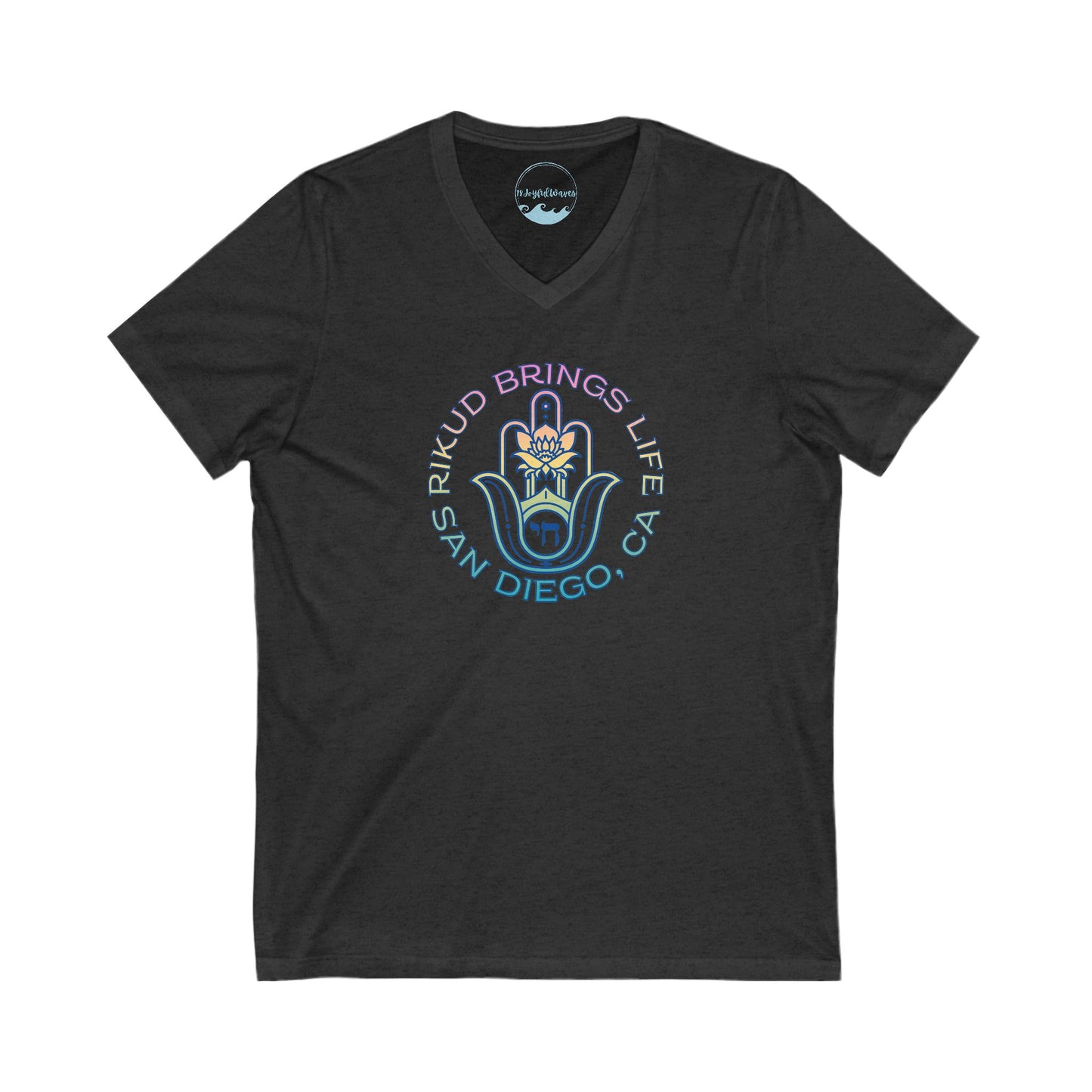 Rikud Brings Life San Diego - Unisex V-Neck Tee