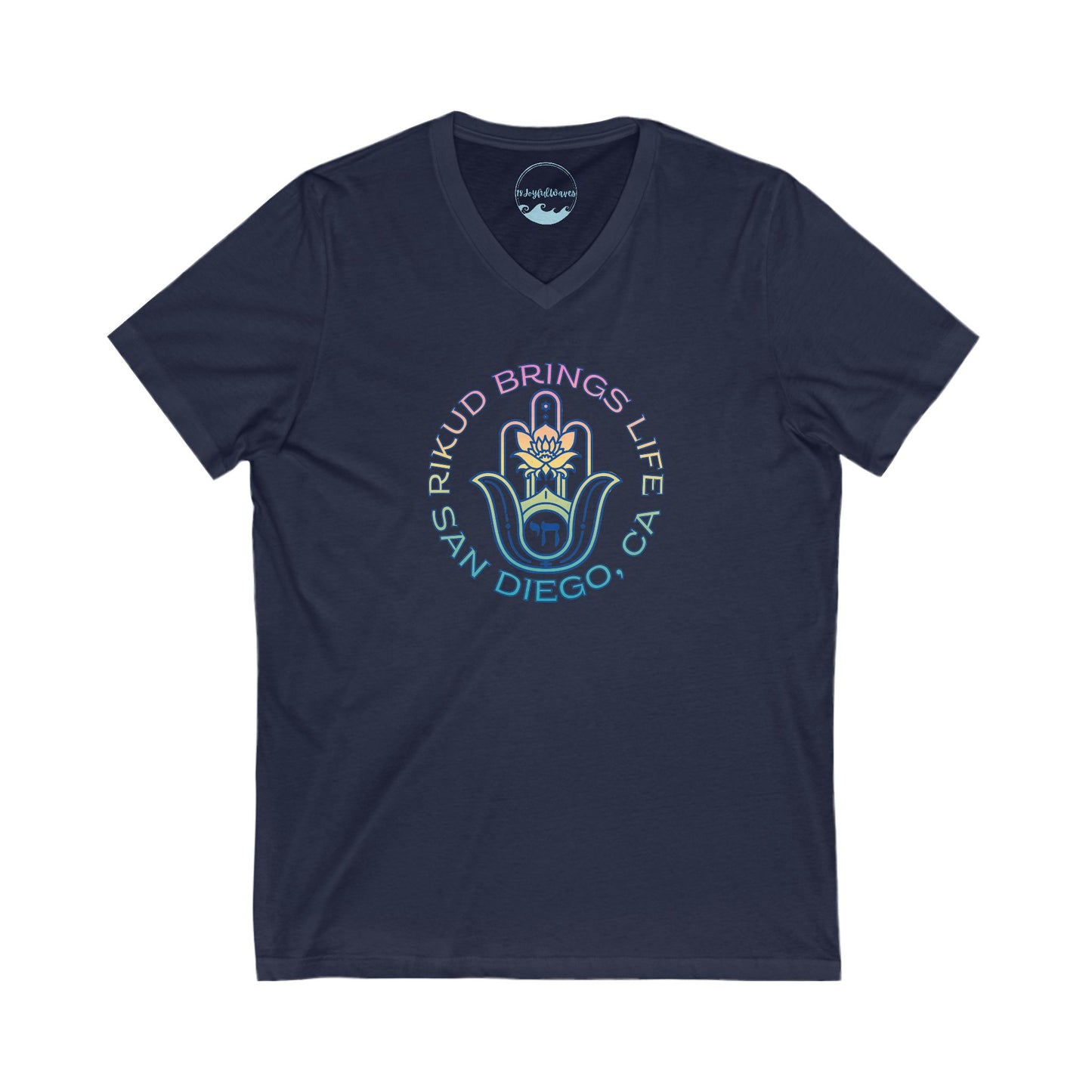 Rikud Brings Life San Diego - Unisex V-Neck Tee