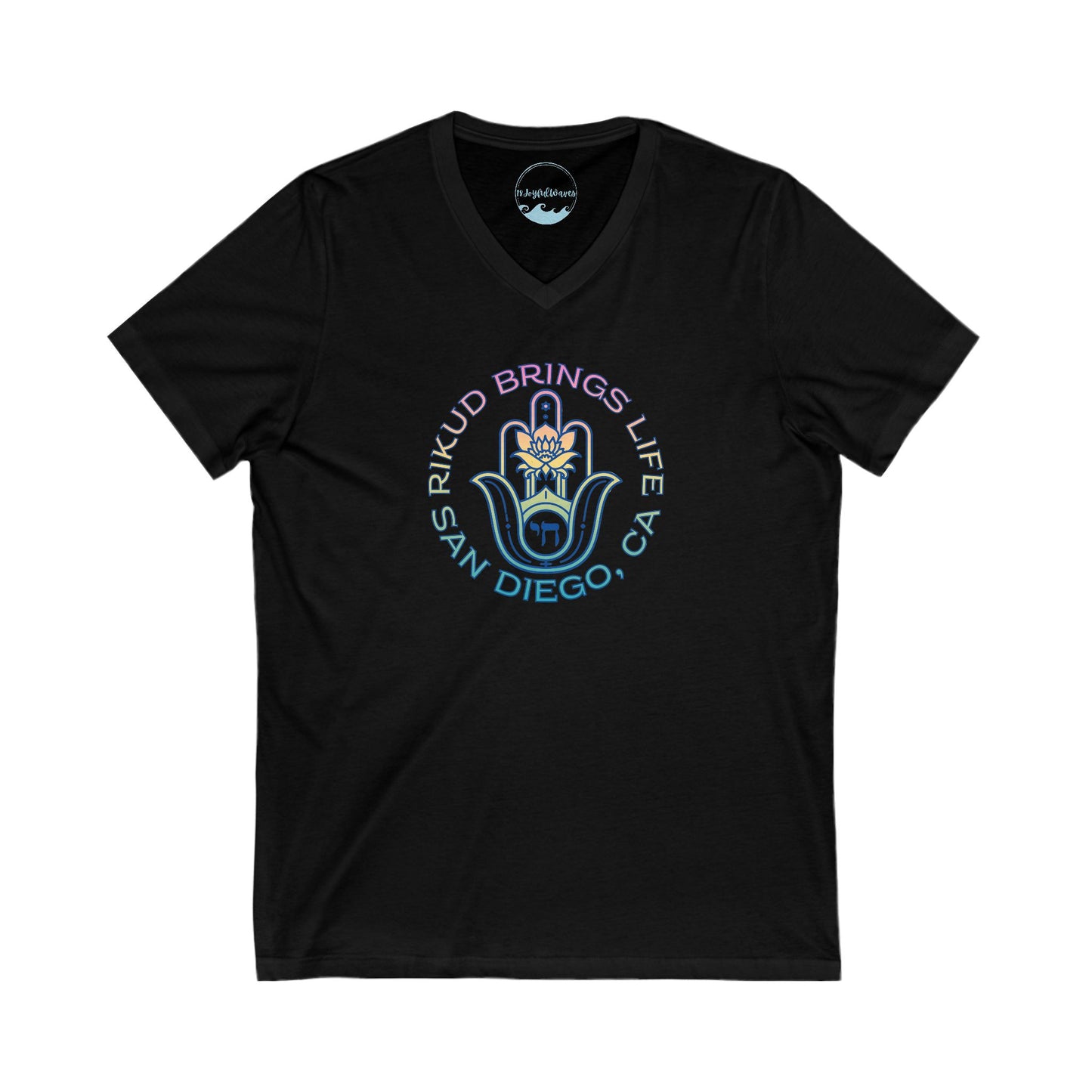 Rikud Brings Life San Diego - Unisex V-Neck Tee