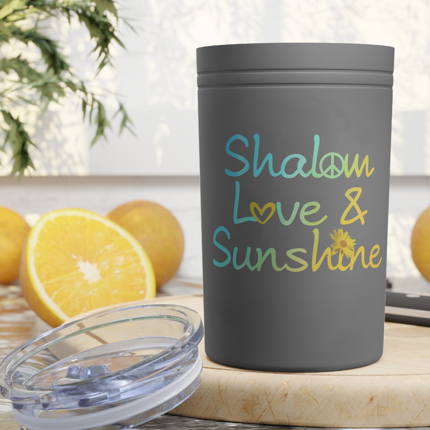 Shalom Love & Sunshine Tumbler, 11oz
