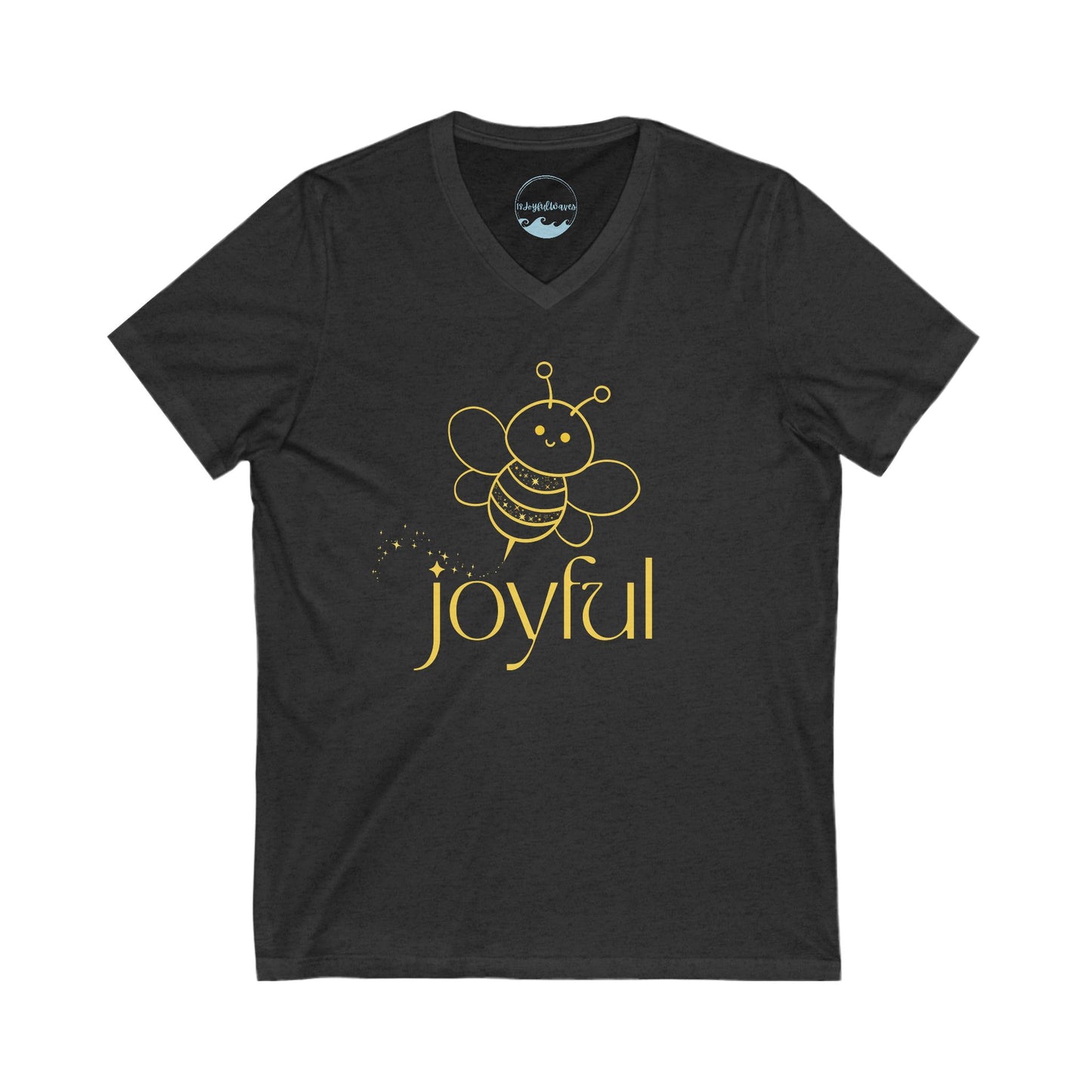 Bee Joyful! Unisex V-Neck Tee