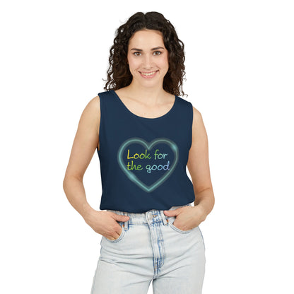 Look for the good! Unisex Tank Top