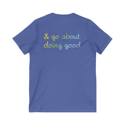 Look for the good! - Unisex V-Neck Tee