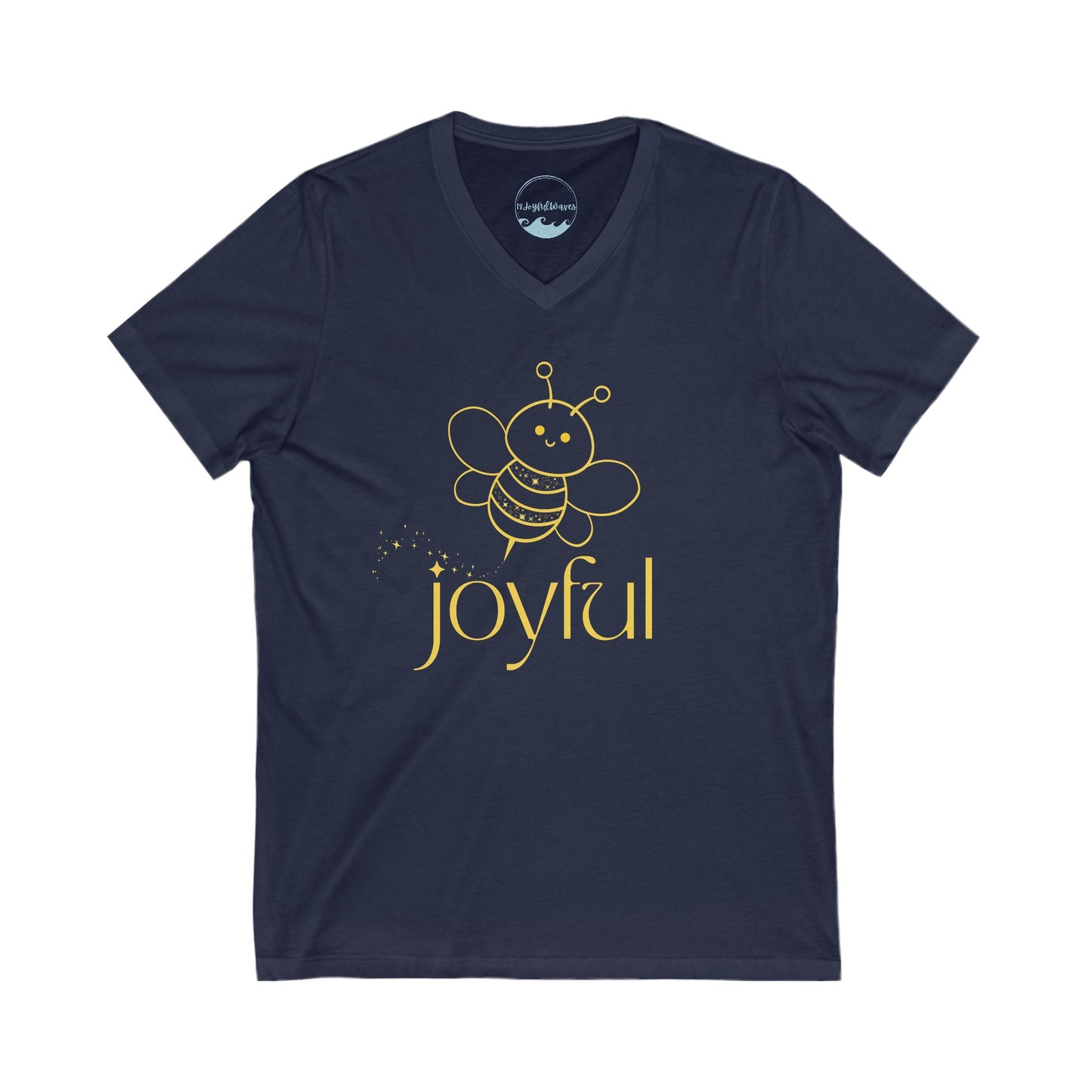 Bee Joyful! Unisex V-Neck Tee