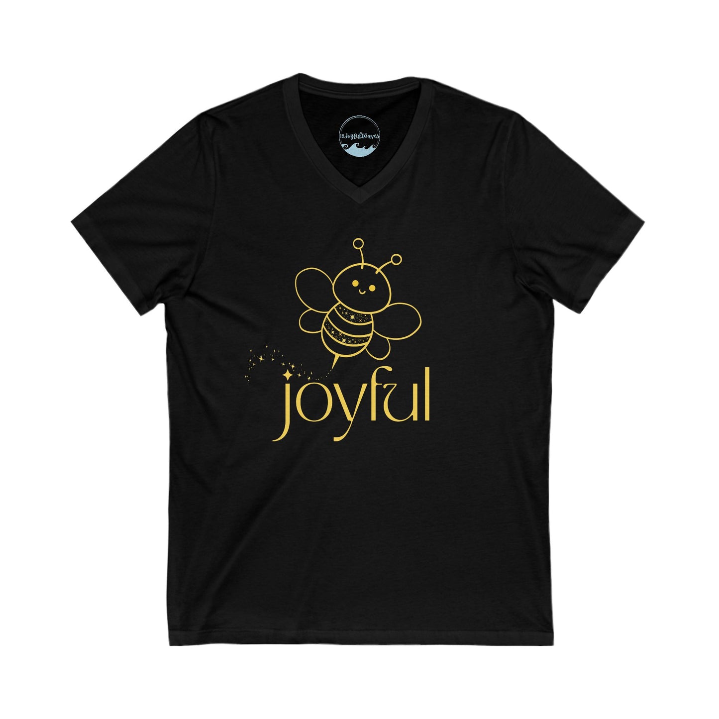 Bee Joyful! Unisex V-Neck Tee