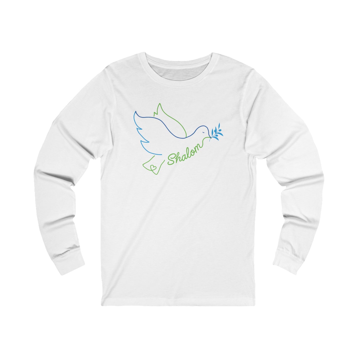 Shalom! Peace! Unisex Long Sleeve Tee