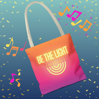 Be the Light! Bright Tote Bag