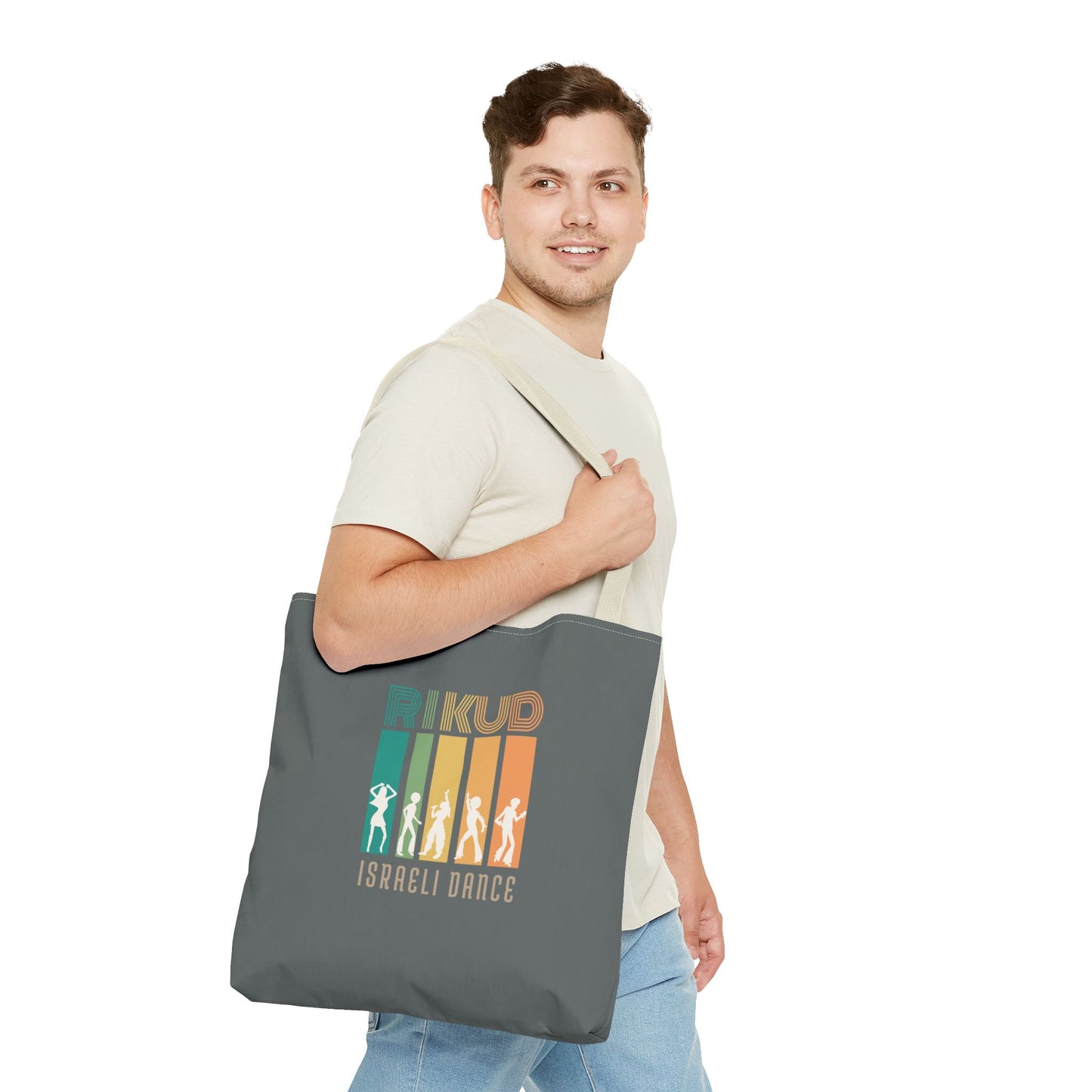 Retro Rikud -Israeli Dance Tote Bag