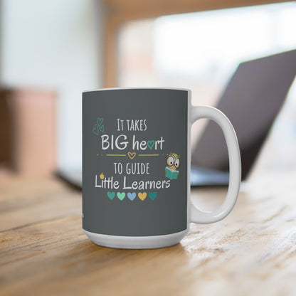 Big Hearted Teachers Mug, 15oz