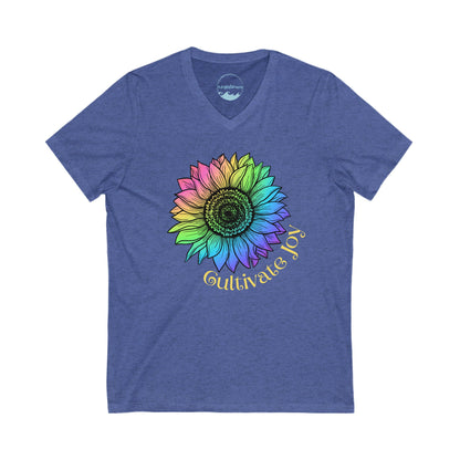 Cultivate Joy- Unisex Summer Top, Bohemian Style Shirt, Gift for Plant Lovers